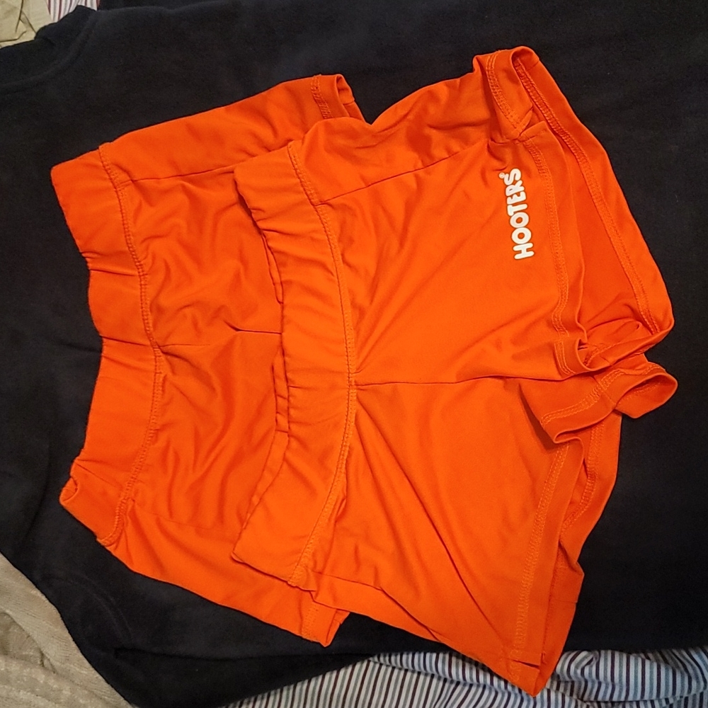 Authentic Hooters uniform shorts